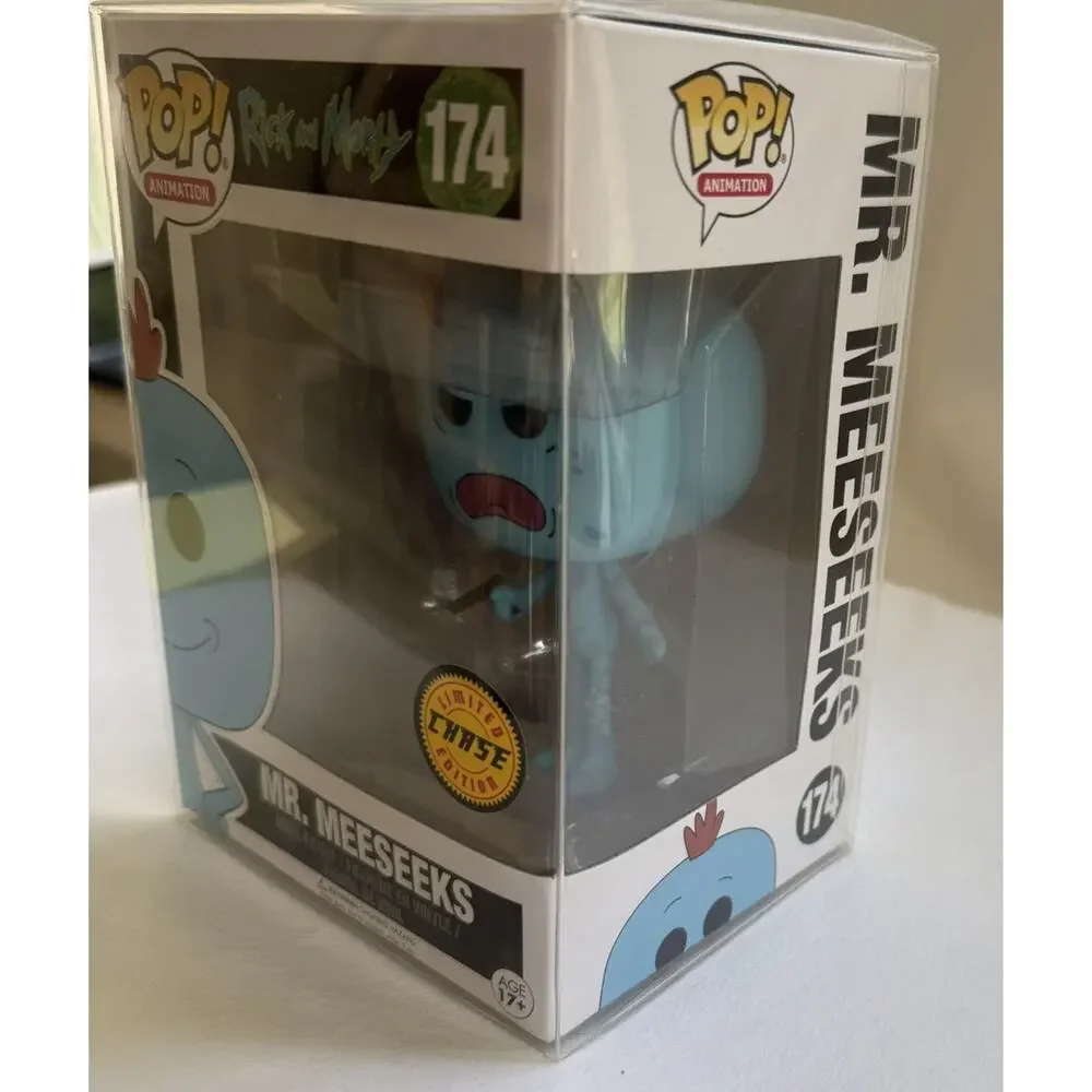 Funko Pop Mr. Meeseeks #174 Limited Edition CHASE Collectible Rick & Morty NIB